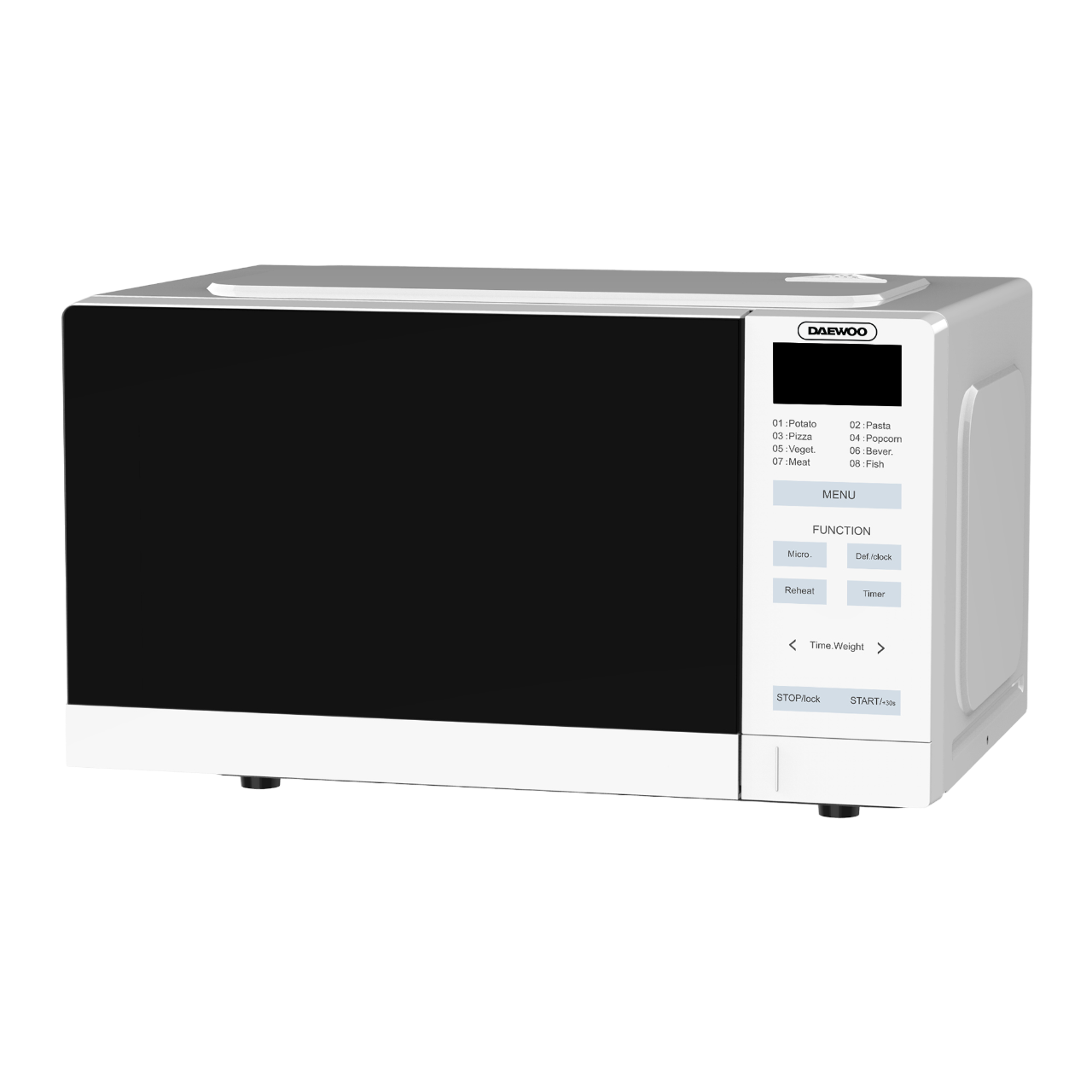 Product Photos with Daewoo Logo v2 20L AUTOMATIC MICROWAVE OVEN